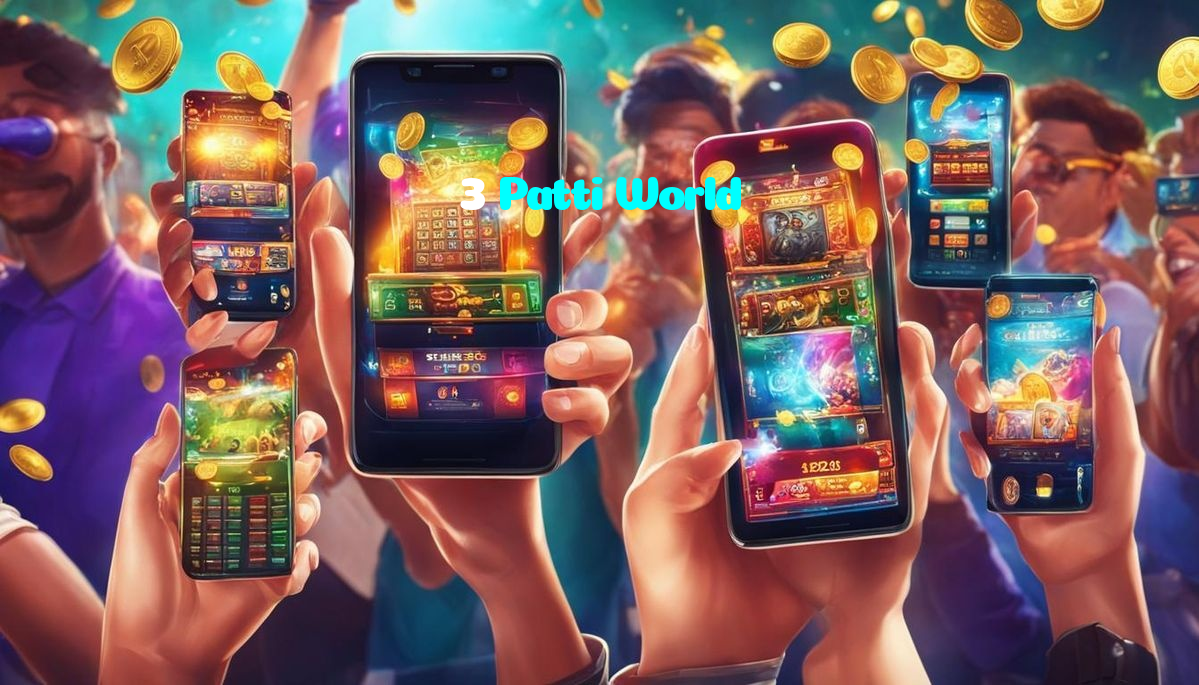 3 Patti World casino presented on mobile device in Pakistan with slots and live games