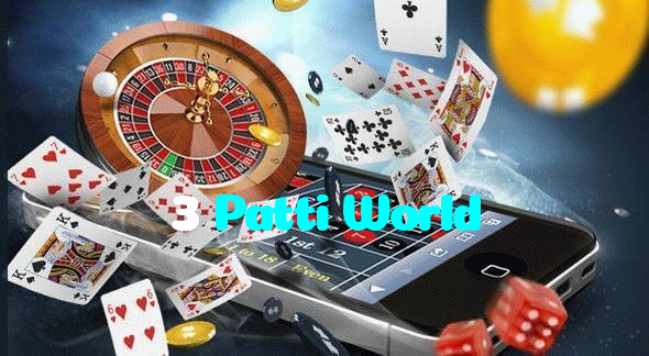 3 Patti World casino presented on mobile device in Pakistan with slots and live games